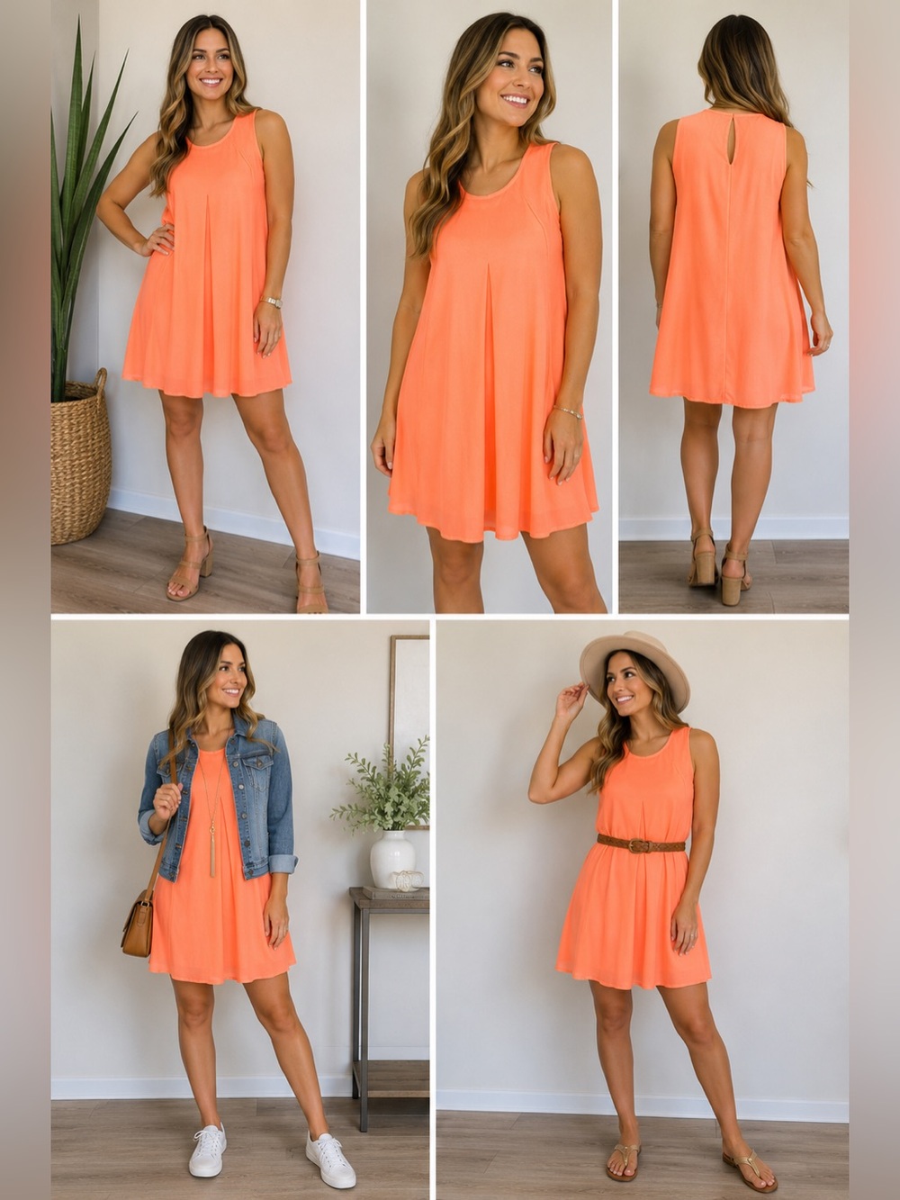 Hyfve M‎ neon orange dress